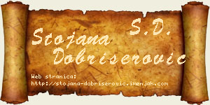 Stojana Dobrišerović vizit kartica